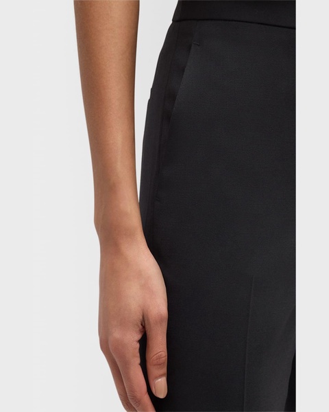 Cropped Kick-Flare Seasonless Wool Trousers