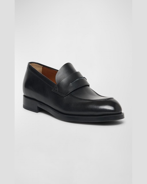 Men's Calfskin Penny Loafers