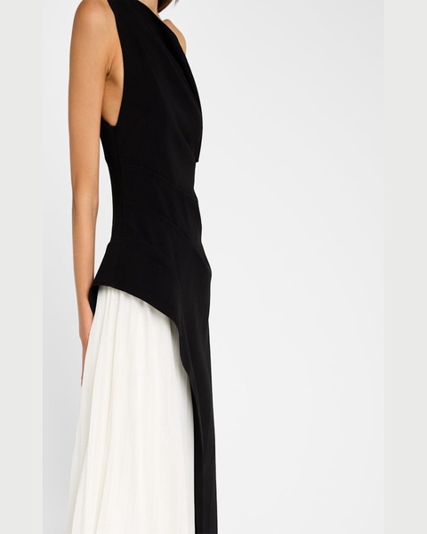 Sudden Asymmetric Midi Dress