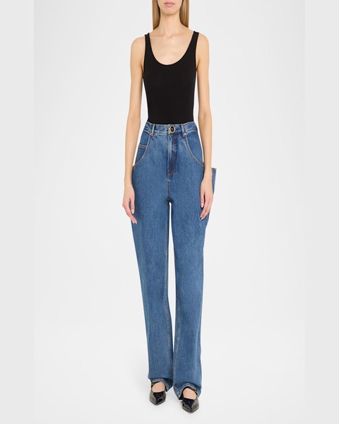 Flare Pocket Jeans