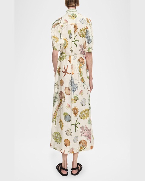 Sea Linen Shirtdress