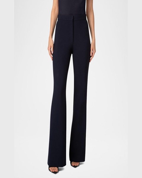 Courtney Bootcut Pebble Crepe Pants