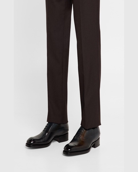 Men's Genji Brogue Leather Oxfords