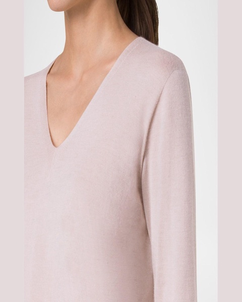 V-Neck Cashmere-Silk Sweater