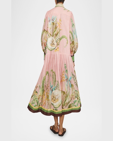 Papaya Midi Shirtdress