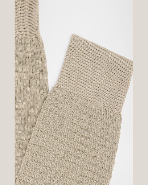 Men's Trama Stitch Cotton Crew Socks