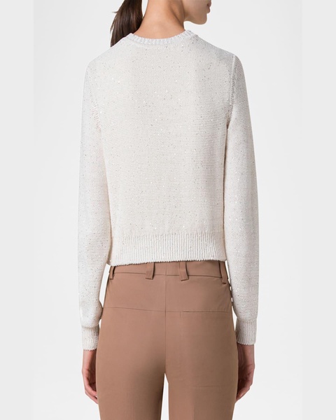 Micro Sequined Knit Cardigan