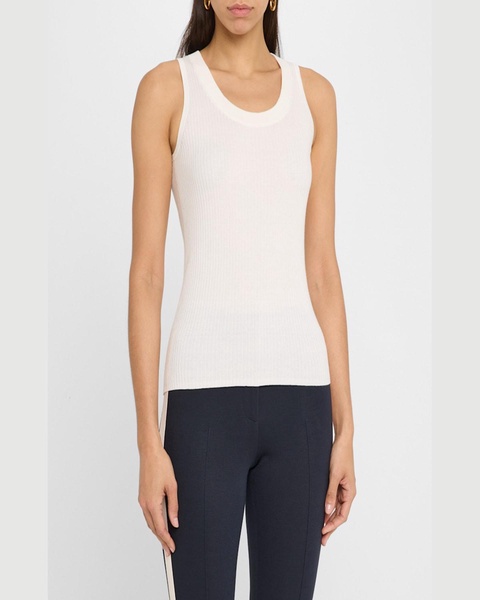 Crewneck Cotton Rib Tank Top