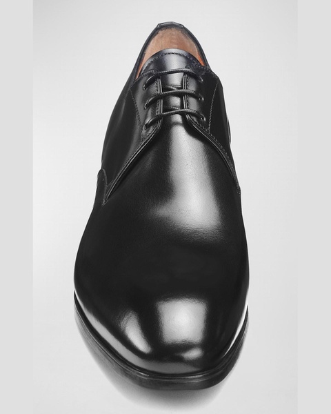 Men's Shiny Leather Dress Oxfords 