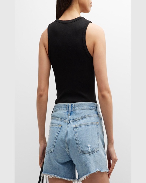 Poppy Scoop-Neck Tank Top