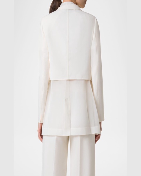 Amie Short Wool Double-Face Jacket