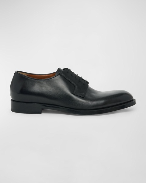 Men's Leather Lace-Up Derby Loafers