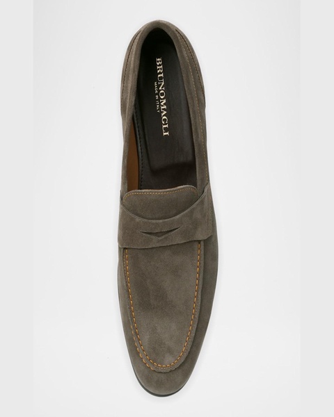 Men's Silas Suede Penny Loafers