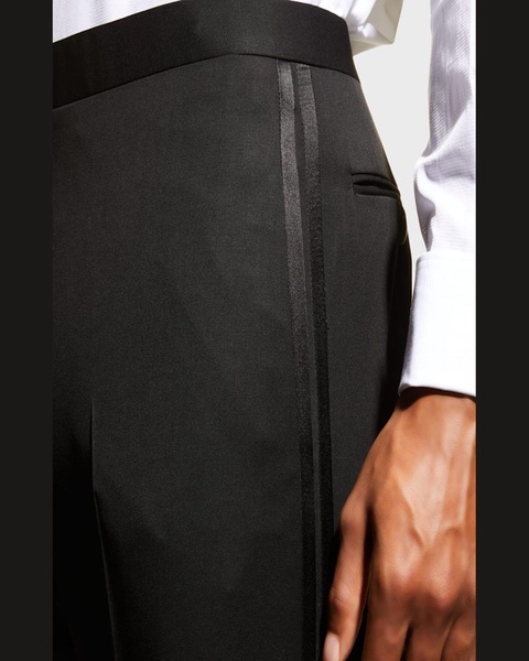 Men's Wool Tuxedo Pants