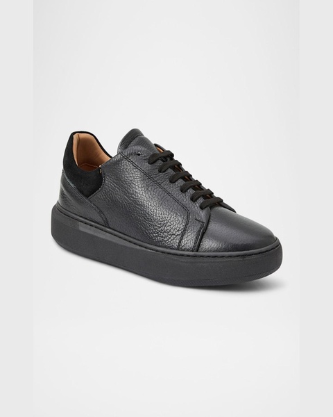 Men's Salvatore Low-Top Leather Sneakers 