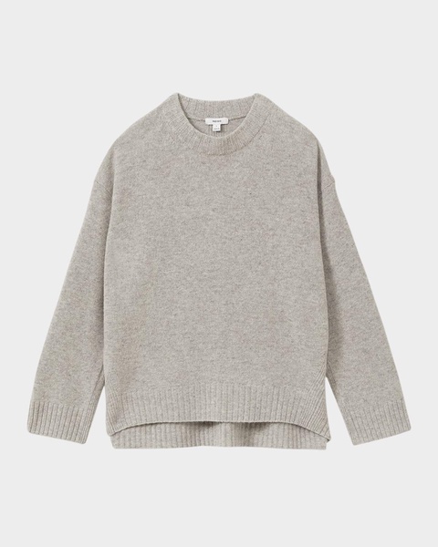 Elena Crewneck Wool-Blend Sweater