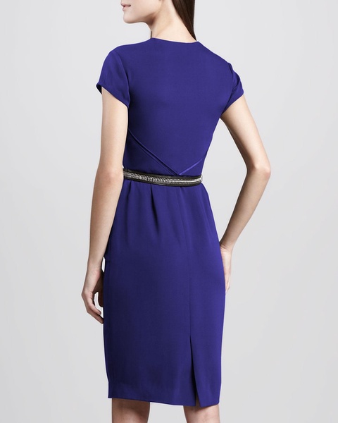 Carmen Sleeveless Satin Bow Dress