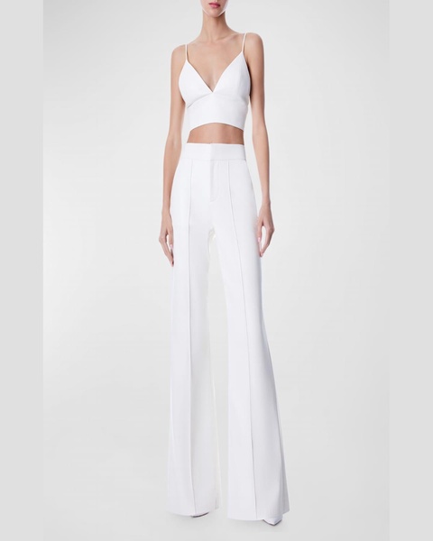 Dylan Vegan Leather Wide-Leg Pants