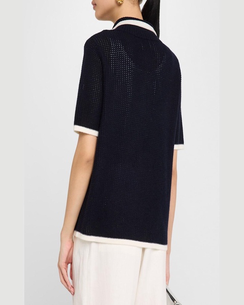 Tie-Front Wool-Cashmere Cardigan