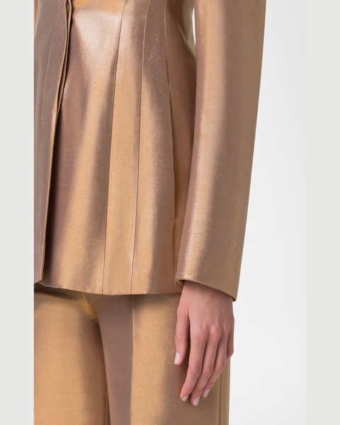 Walker Metallic Single-Breasted Jacket