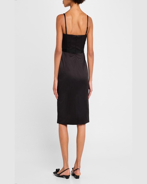 Carmen Sleeveless Satin Bow Dress