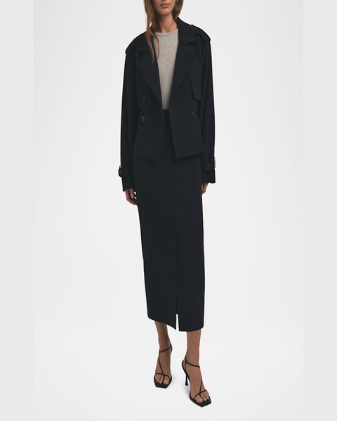 The Cropped Charles Trench Coat