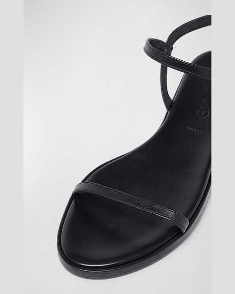 Nettie Leather Ankle-Strap Sandals