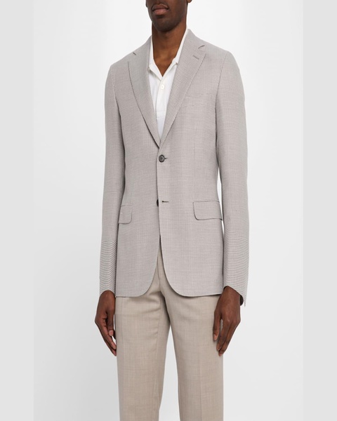 Men's Micro-Check Sport Coat