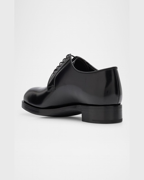 Men's Brushed Leather Derby Shoes
