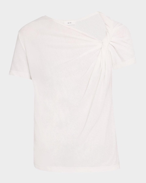Liz Short-Sleeve Twist Top