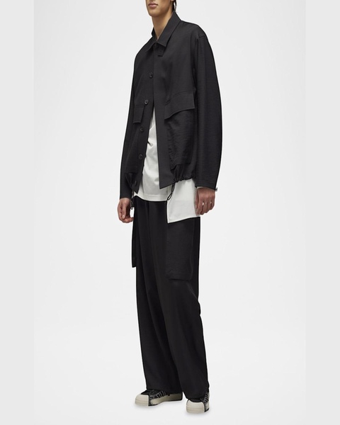 Men's Solid Coach Jacket