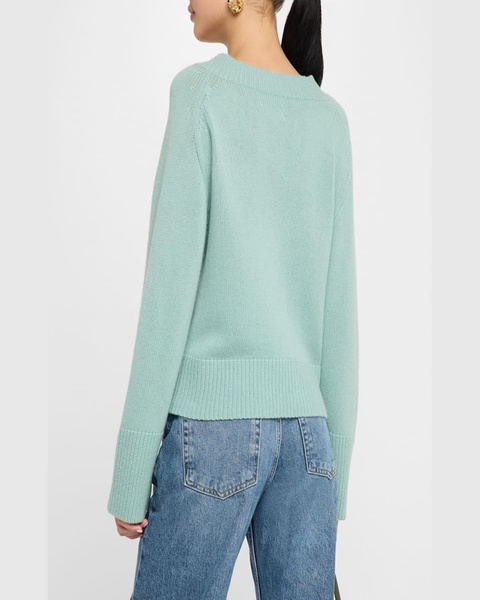 Wool-Cashmere V-Neck Pullover