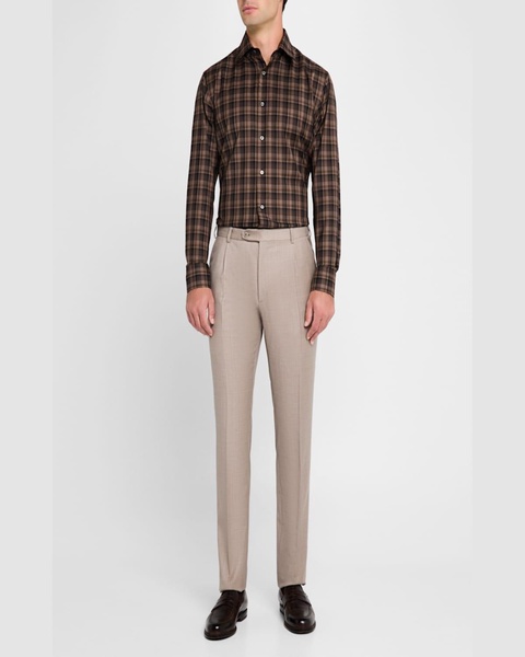 Men's Wool Twill Trousers