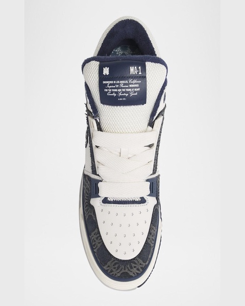 Men's MA Quad MA-1 Chunky Mid-Top Sneakers