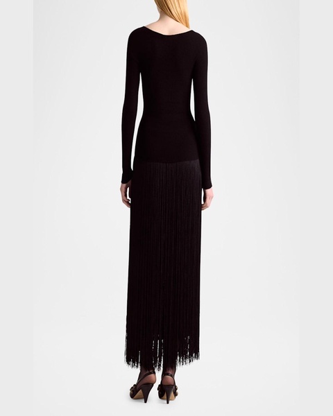 Coby Long Fringe Skirt
