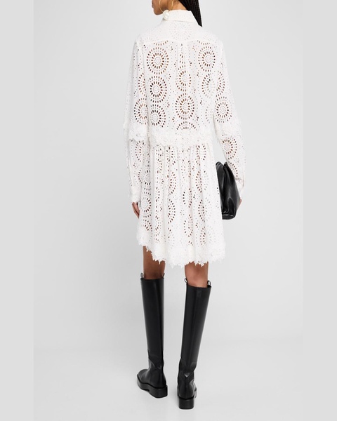 Andie Floral Eyelet Mini Dress