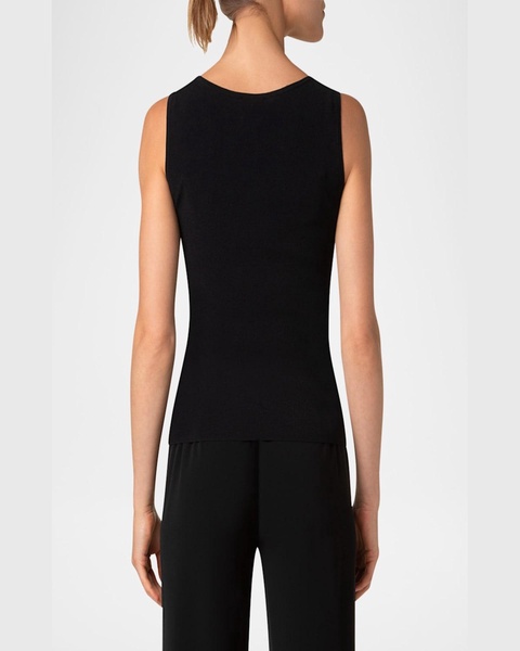Knit Viscose-Blend Top