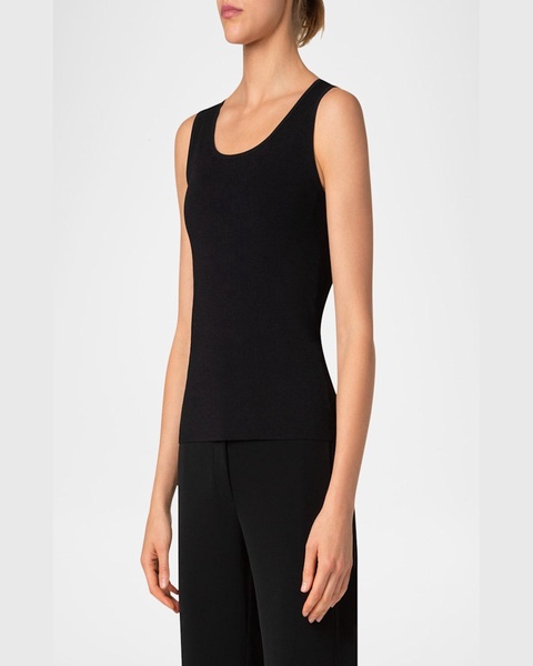 Knit Viscose-Blend Top