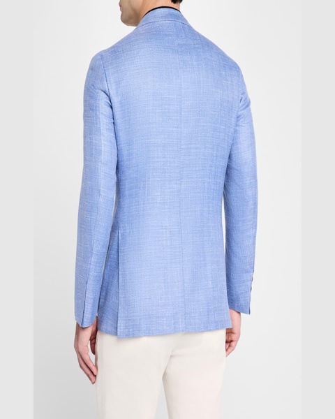 Men's Wool-Blend Hopsack Blazer