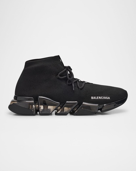 Men's Speed 2.0 Clear-Sole 3D Knit Sneakers