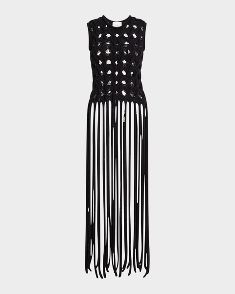 Fausti Sleeveless Fringe Top