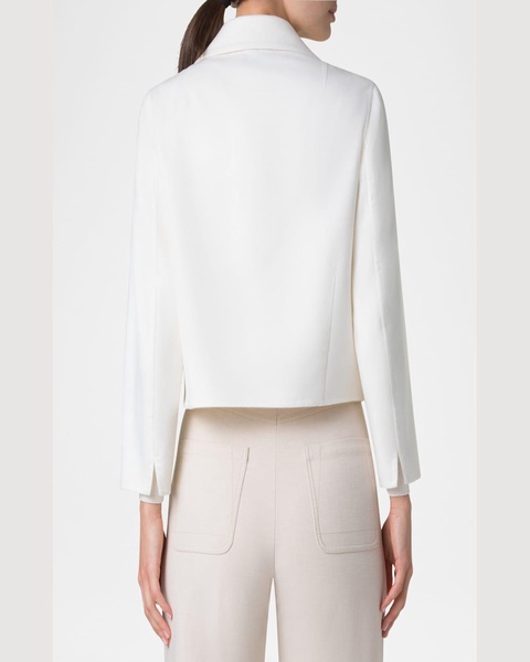 Wes Short Cashmere Double-Face Jacket
