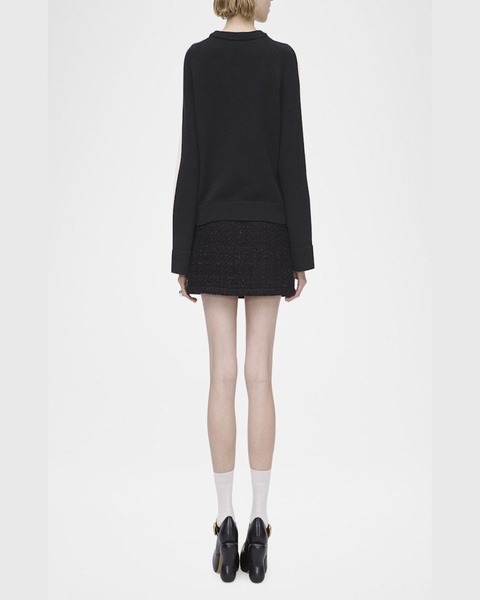 Trompe Loeil Charm Crewneck Sweater