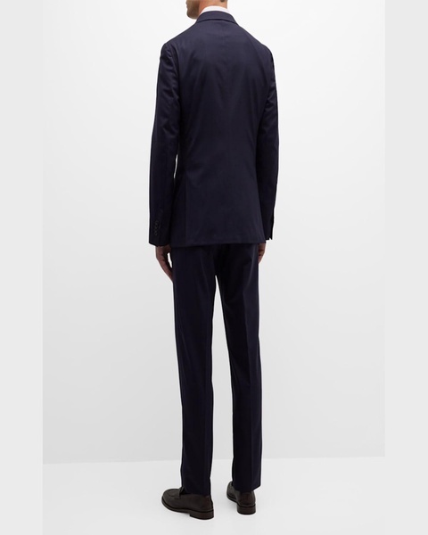 Men's Solid Wool Suit