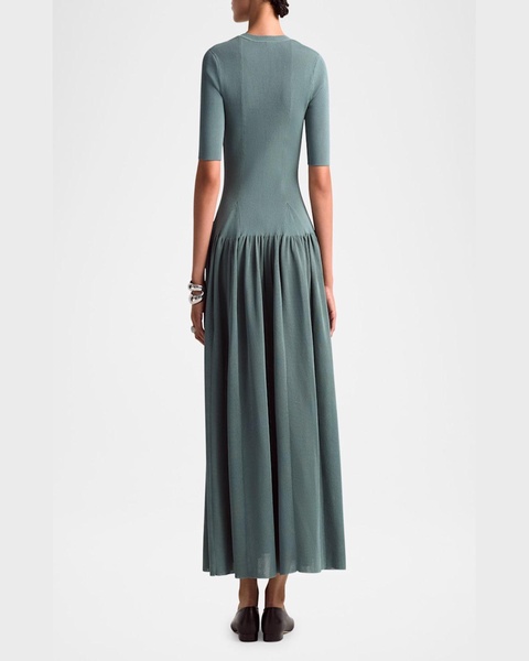 Maisie Drop-Waist Knit Maxi Dress