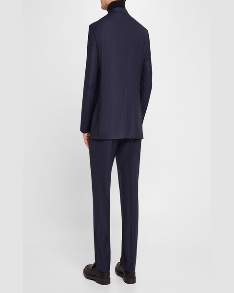 Men's Tonal Stripe 130s Wool Suit