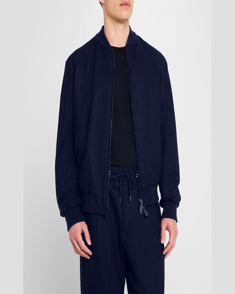 Men's Cashmere Bomber Jacket
