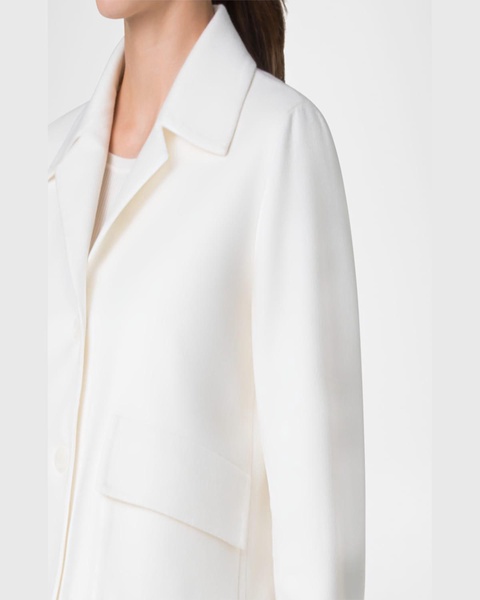 Wes Short Cashmere Double-Face Jacket