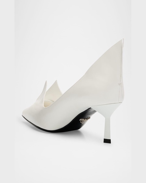 Modellerie Spiked Leather Pumps