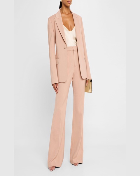 Sophie II Straight-Leg Twill Pants